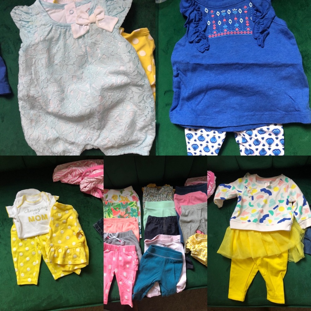 Girls baby clothes lot selling as a lot